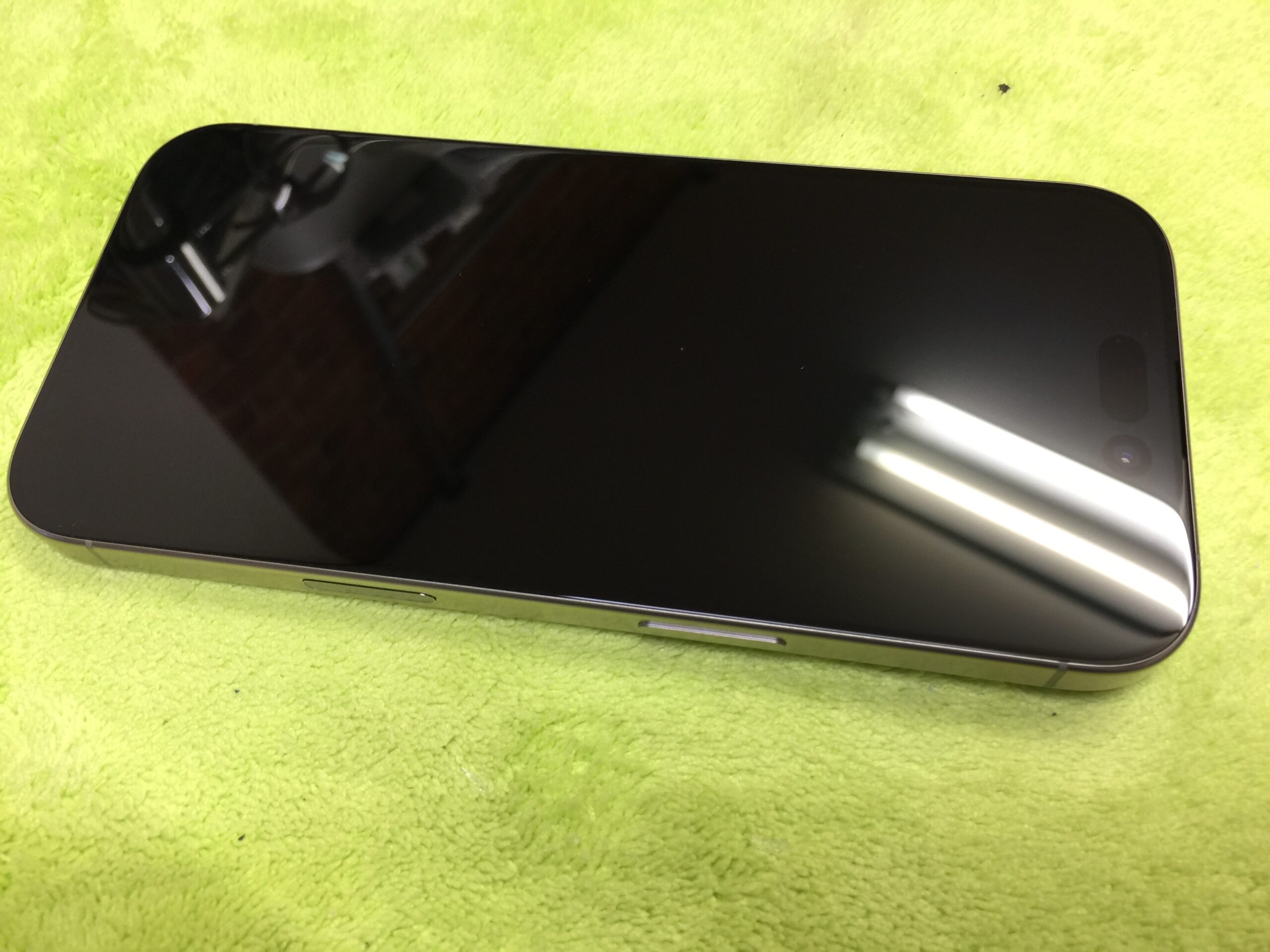超美品 iPhone16pro 128gb ガラスコーティング施工済 iPhone16 Pro】ガラスコーティングでご来店いただきました